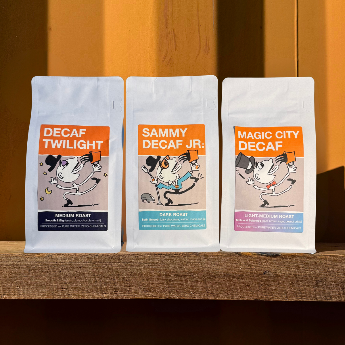 Decaf Sample Pack (4oz Bags)