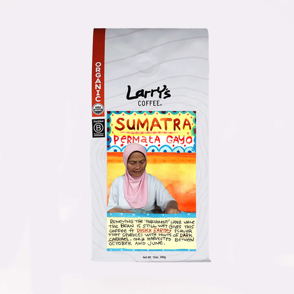 Sumatra Single Origin Light Roast Organic Coffee